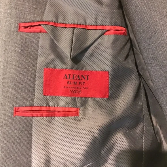 Men’s Alfani Grey full suit - Picture 4 of 8